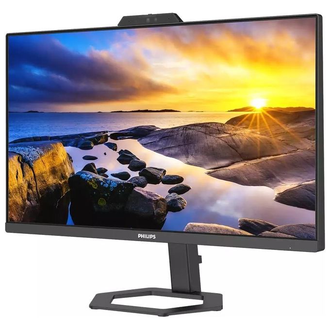 Philips 24E1N5300HE-00 Serie 5000 Monitor PC 23.8'' Full HD IPS Webcam 5MP USB-C 65W Hub USB 3.2 colore Nero