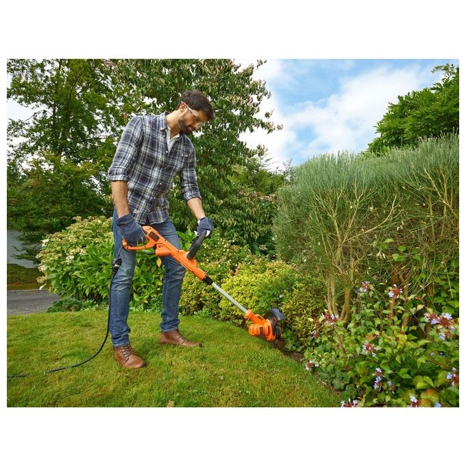 Black+Decker Tagliabordi Motore Elettrico E-Drive 450W Taglio 25cm Afs