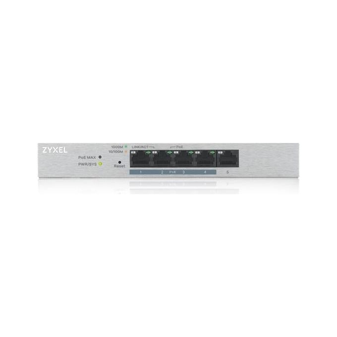 Zyxel Gs1200-5Hp-eu0101f Network Switches 5 Port Gb Poe+ Web Smart In Managed