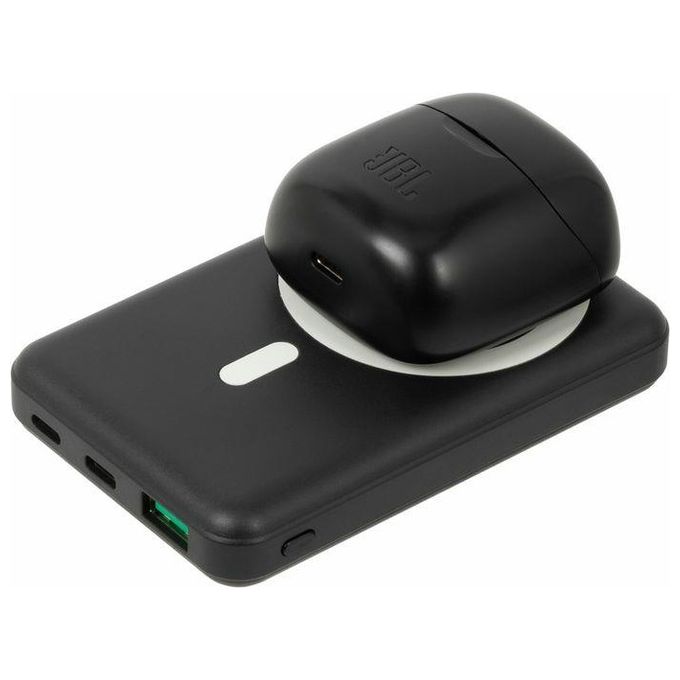 Rivacase VA2604 Power Bank MagSafe 10000 mAh Wireless Qi 15W QC PD 20W con Supporto Pieghevole