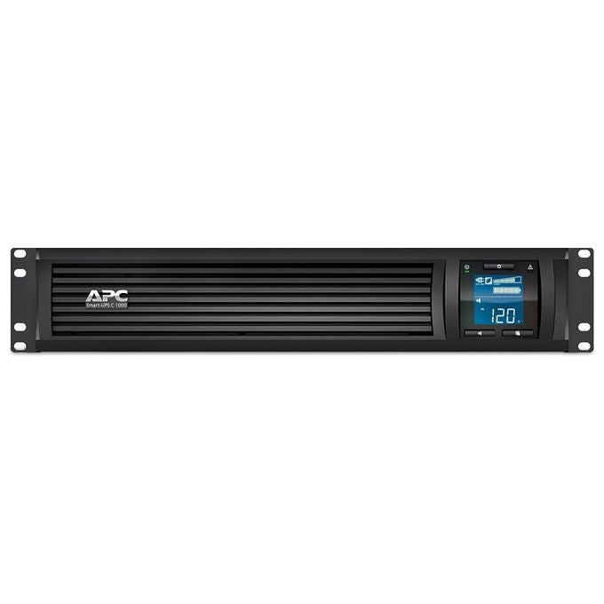 Apc Smart-UPS C Ups Montabile in Rack 230V c.a. V 600W 1000 VA Usb Serial Connettori di Uscita 6 2U Nero con APC SmartConnect