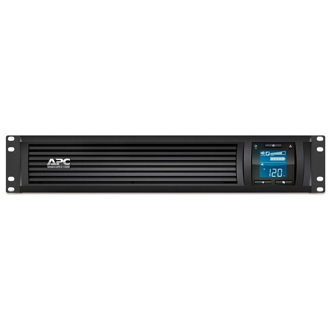 APC Smart-UPS C SMC1500I-2UC Ups 220-230-240V c.a. V 900W 1500 VA RS-232 Usb Connettori di Uscita 4 2U Nero con APC SmartConnect