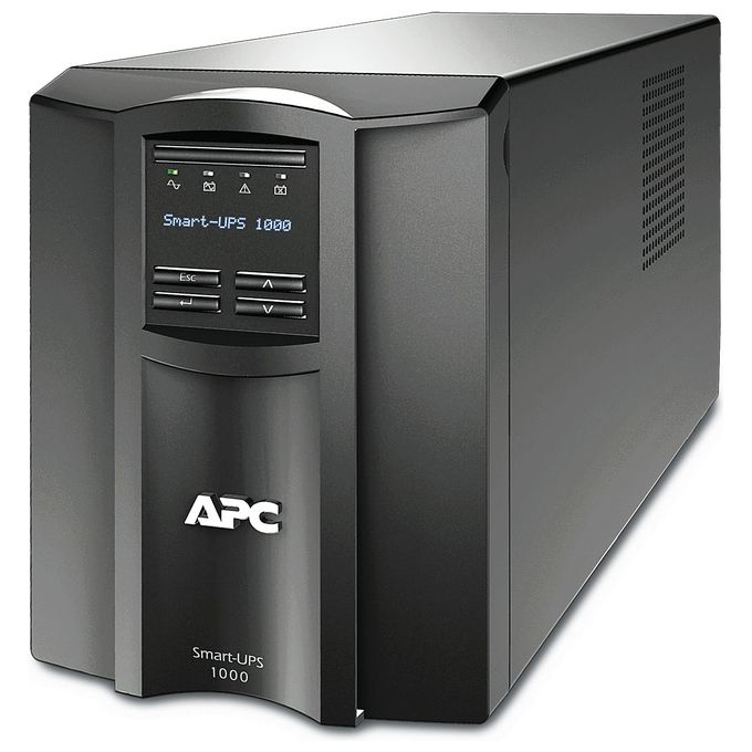 Apc Smart-Ups SMT1000IC 220-230-240V c.a. V 700W 1000 VA RS-232 Usb Connettori di Uscita 8 Nero con APC SmartConnect