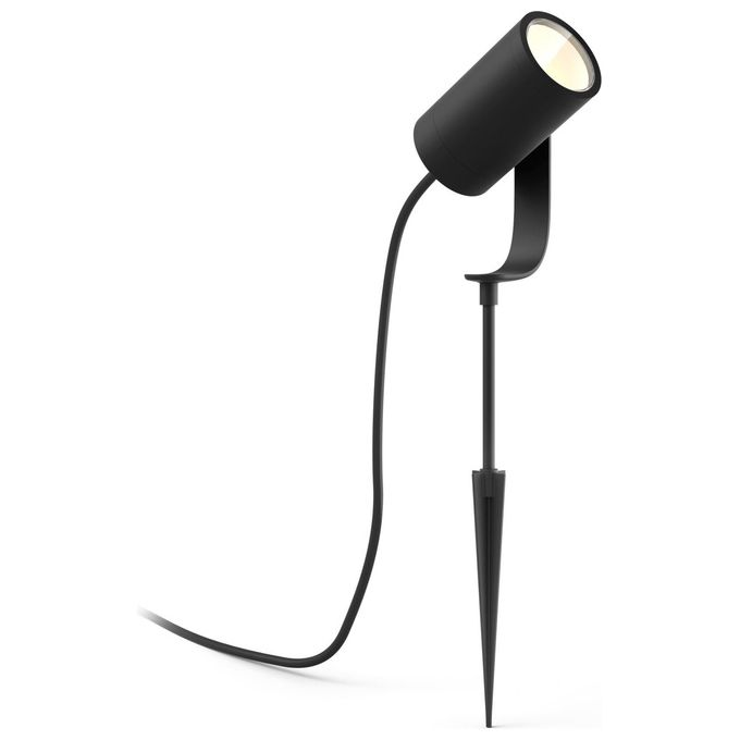 Philips Hue White and Color Lily Faretto da Esterno Estensione Integrata 8W Nero