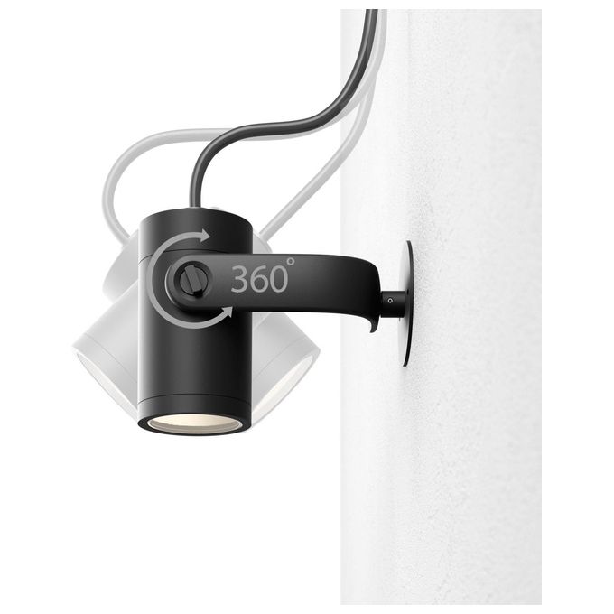 Philips Hue White and Color Lily Faretto da Esterno Estensione Integrata 8W Nero