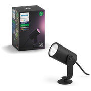 Philips Hue White and Color Lily Faretto da Esterno Estensione Integrata 8W Nero