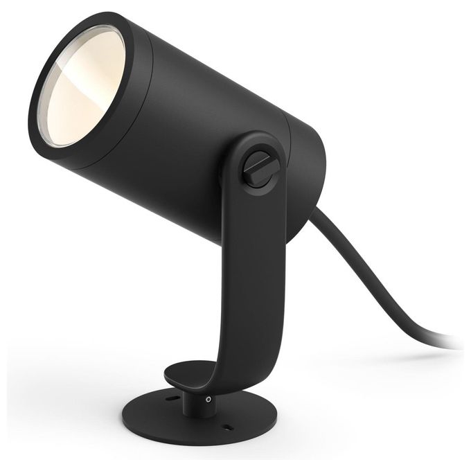 Philips Hue White and Color Lily Faretto da Esterno Estensione Integrata 8W Nero