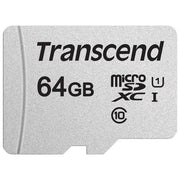 Transcend 300S MicroSDXC Scheda di Memoria da 64Gb Uhs-I Class 10