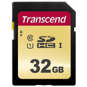 Transcend TS32GSDC500S 500S Scheda di Memoria SDHC 32GB UHS-I U1 Classe 10 95MB-s MLC NAND colore Nero