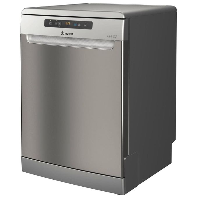 Indesit IN2FFC14BN6X Lavastoviglie Libera installazione 14 coperti Classe C 44 dB PushandGo (85x60x59 cm) colore Inox