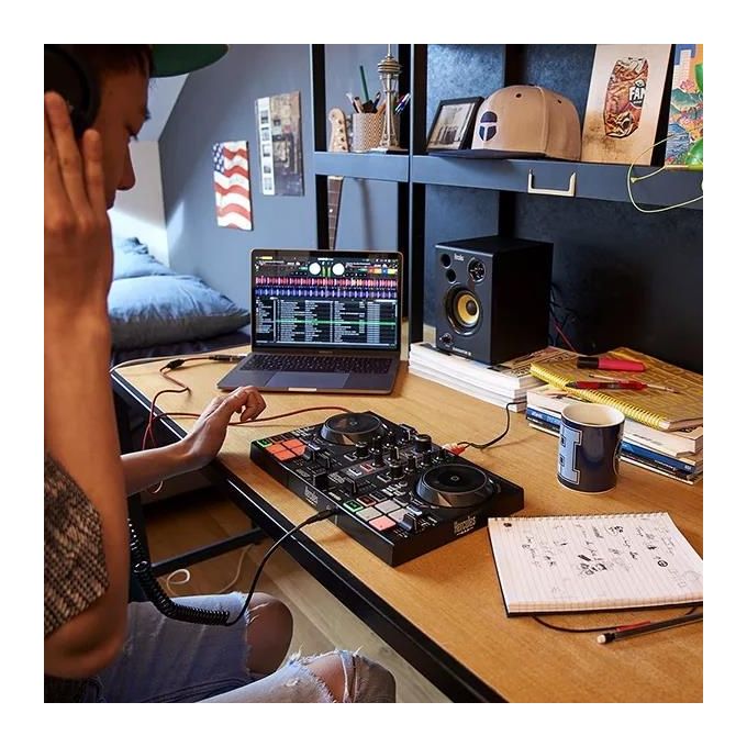 Hercules INPULSE200MK2 DJControl Inpulse 200 MK2 Controller DJ USB MIDI 2 Canali 8 Pad Serato DJ Lite DJUCED