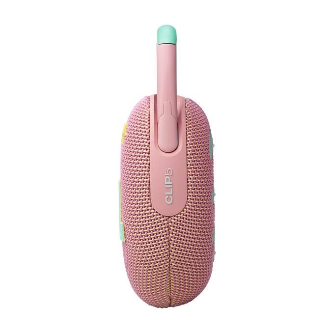 JBL JBLCLIP5PINK Clip 5 Cassa Bluetooth Portatile 7W IP67 Moschettone Integrato 12h Autonomia colore Rosa