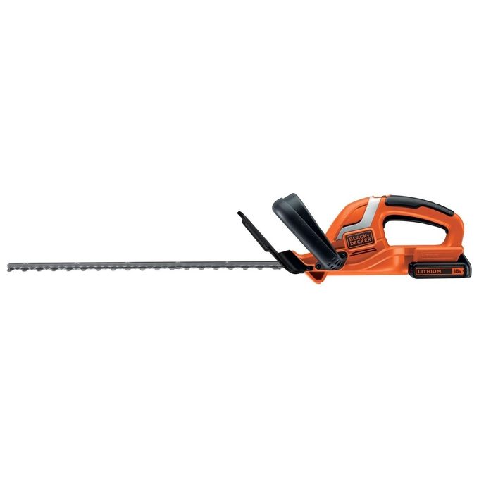 Black+Decker Tagliasiepi a Batteria Litio 18V 2.0Ah 45cm per Potature Efficaci e Maneggevoli nel Giardino
