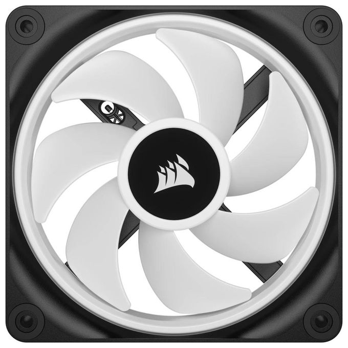 Corsair CO-9051001-WW iCUE LINK QX120 Ventola RGB 120mm 34 LED 2400 rpm PWM Cuscinetto Magnetico colore Nero