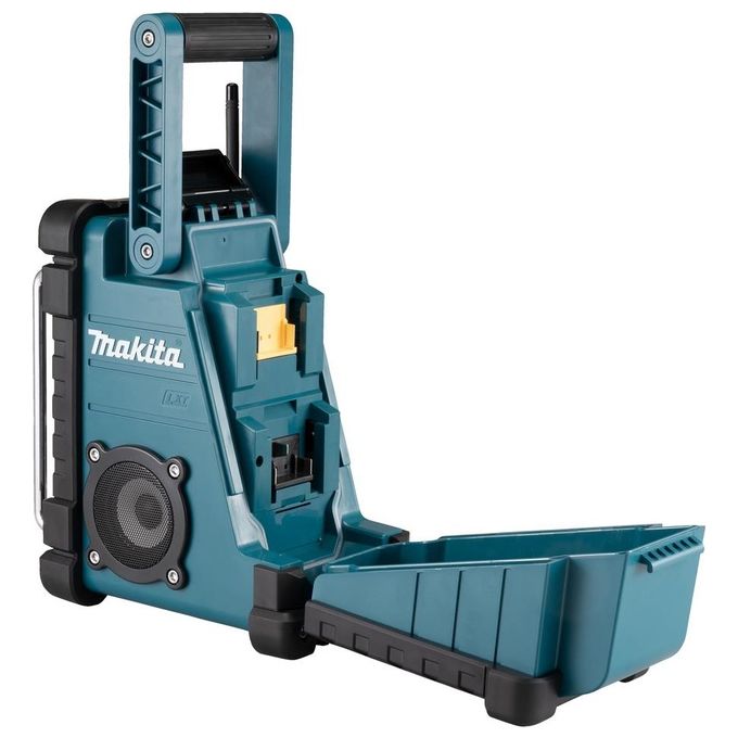Makita DMR116 Baustellenradio Radio di Cantiere Digitale Alimentazione CA-Batteria 18V IP64 Potenza 3,5 W Colore Turchese