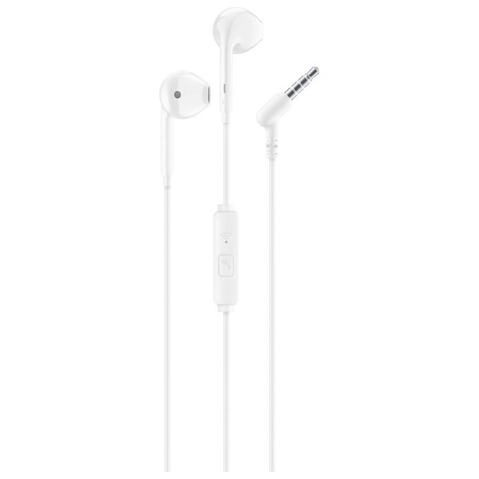 Cellular Line Auricolare Capsula con Microfono Bianco