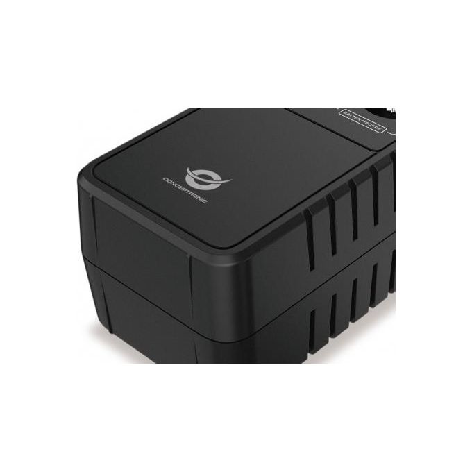 Conceptronic ZEUS05E Gruppo di continuita' UPS Standby Offline 650 VA 360 W 6 Prese AC Tipo F 2 Porte RJ45 colore Nero