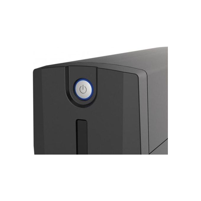 Conceptronic ZEUS01E Gruppo di Continuita' UPS Linea Interattiva 650 VA 360 W 4 Prese IEC AVR Integrato USB LAN Protezione Colore Nero