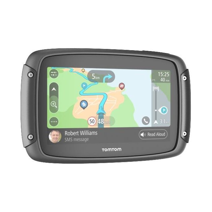 TomTom 1GF0.002.11 Rider 550 Premium Pack Navigatore GPS per Moto con Display Touch 4.3'' Aggiornamenti Wi-Fi Mappe Europa 16 GB colore Nero
