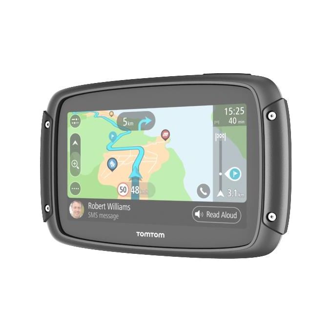TomTom 1GF0.002.11 Rider 550 Premium Pack Navigatore GPS per Moto con Display Touch 4.3'' Aggiornamenti Wi-Fi Mappe Europa 16 GB colore Nero