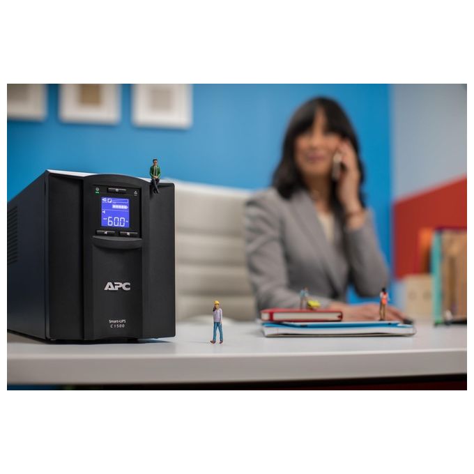 APC Smart-UPS C 1500VA LCD Ups 230V c.a. V 900W 1500 VA Usb Connettori di Uscita 8 Nero con APC SmartConnect