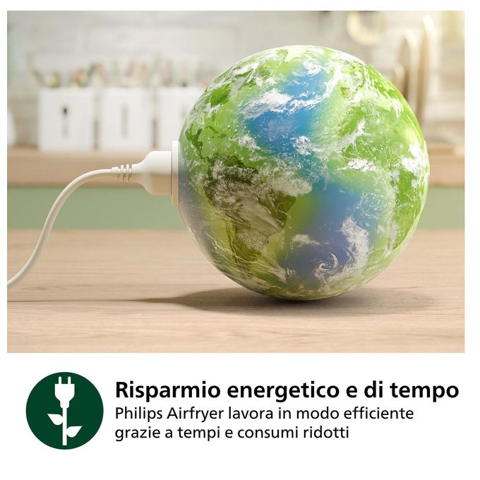 Philips HD9285-93 Friggitrice ad aria XXL Serie 5000 7,2 L 2000 W 16 programmi Wi-Fi colore Nero