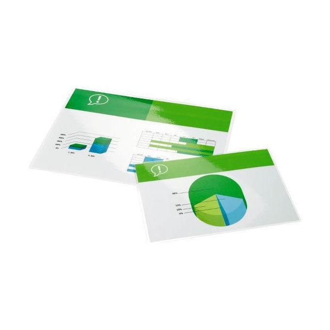 Gbc Confezione 100 Pouches A4 100my Lucido