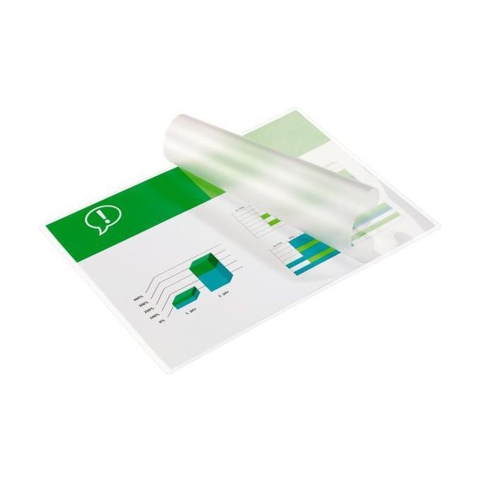 Gbc Confezione 100 Pouches A4 100my Lucido