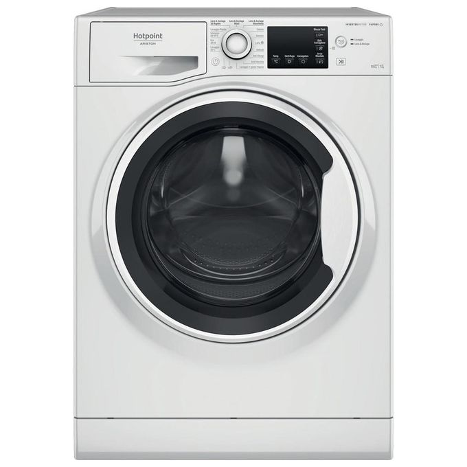 Hotpoint NDB 10736 WA IT Active Lavasciuga Libera Installazione 10-7 Kg 1400 rpm Classe D Inverter (85x59,5x60,5 cm) colore Bianco