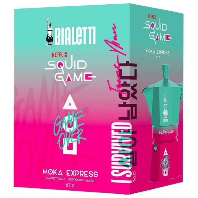 Bialetti 0005393 Moka Express Caffettiera 6 Tazze Alluminio Multicolore