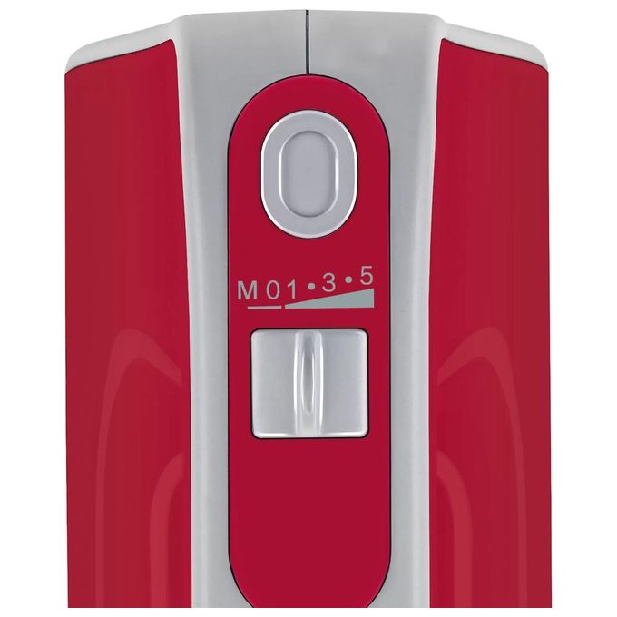 Bosch Sbattitore MFQ40303 500W 5 velocita' Rosso e Argento Styline