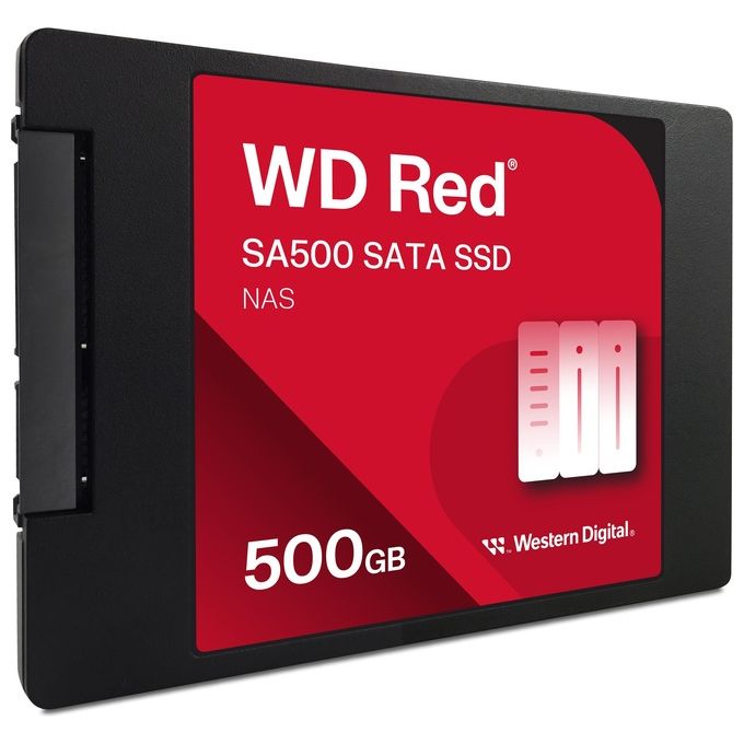 Western Digital Red SA500 Drives allo Stato Solido 2,5'' 500Gb Serial ATA III 3D NAND