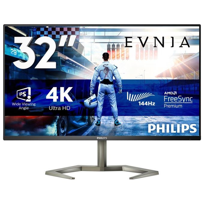 Philips 32M1N5800A-00 Momentum Monitor Gaming 31.5'' IPS 4K 144Hz 1ms HDR400 FreeSync Premium G-SYNC colore Nero
