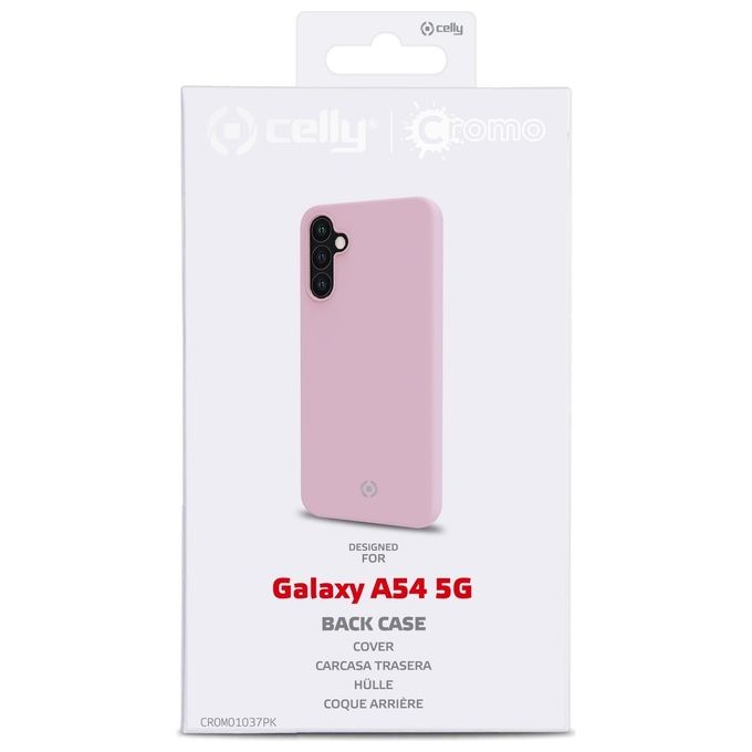 Celly Cromo Cover per Samsung Galaxy A54 5G Rosa