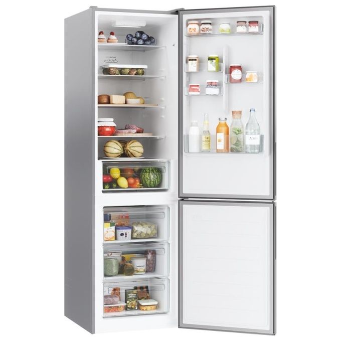 Candy CCE4T620DS Fresco Frigorifero Combinato 377 L 200 cm Classe D 38 dB Total No Frost Wi-Fi colore Argento