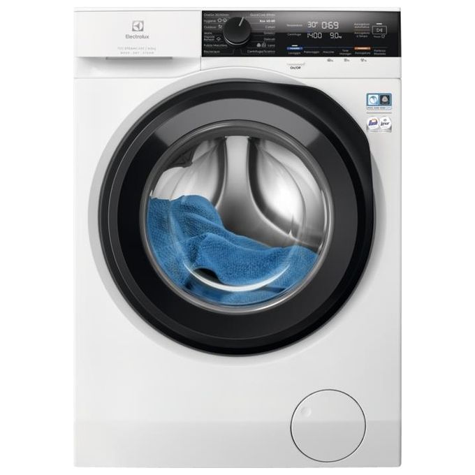 Electrolux EW7W495G Serie 700 Lavasciuga Libera Installazione 9-5 Kg 1400 rpm Classe D SensiCare+ DualCare Vapore (84.7x59.7x57.6 cm) colore Bianco