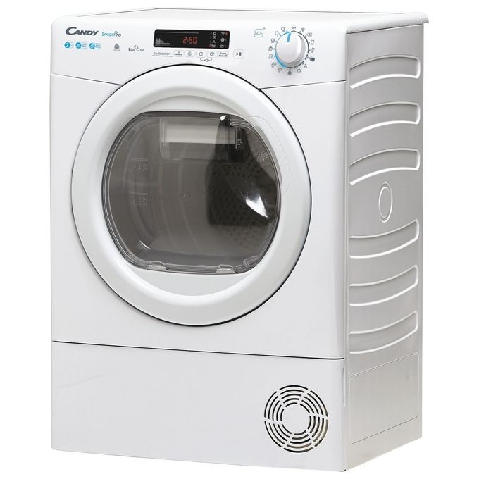 Candy CSOE H7A2DE-S Smart Pro Asciugatrice Pompa di Calore 7 Kg Classe A++ Wi-Fi Bluetooth 67 dB (85x59,6x60,7 cm) colore Bianco