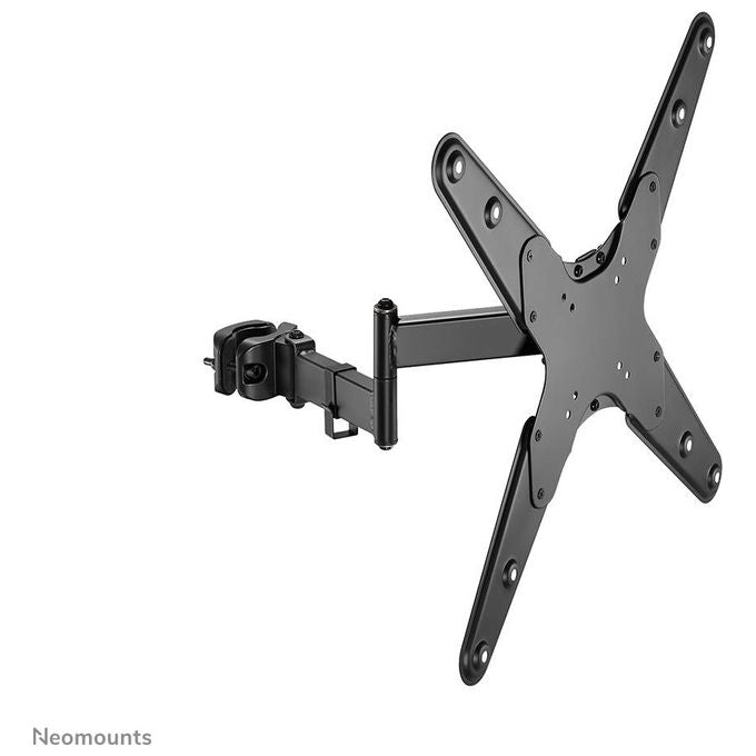 Neomounts FL40-450BL14 Supporto Palo per TV 32-55 Pollici VESA 75x75 a 400x400 Inclinabile e Girevole 180° colore Nero