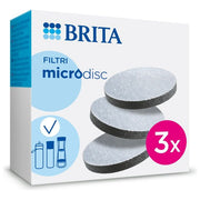 Brita 4006387051761 MicroDisc Filtro Acqua per Borraccia Fill and Go Active Vital 3 Pezzi Carboni Attivi 150 L durata