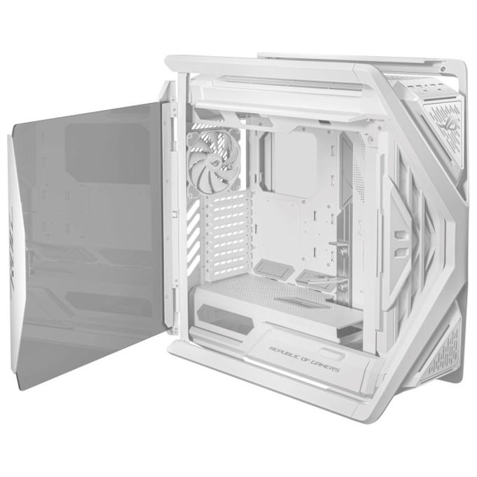 ASUS 90DC00F3-B39000 ROG Hyperion GR701 Case PC Full Tower Supporto E-ATX Radiatori 420 mm 4 Ventole 140 mm USB Type-C Doppia Porta 60W Aura Sync colore Bianco
