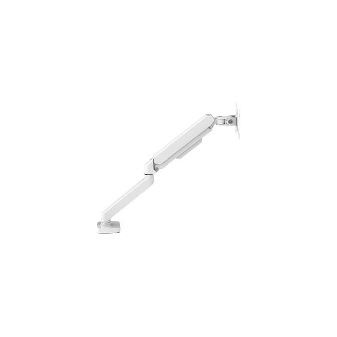 Atlantis P022-MA10-C012 Geko Braccio per Monitor singolo 13'' 30'' Gas Lift VESA 75x75 100x100 9Kg Rotazione 360° Inclinazione 45° colore Bianco