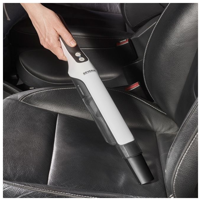 Severin HV7140 S'Power Aspirapolvere Senza Fili Senza Sacchetto 0,2 L Autonomia 30 min 120 W 79 dB colore Nero Bianco