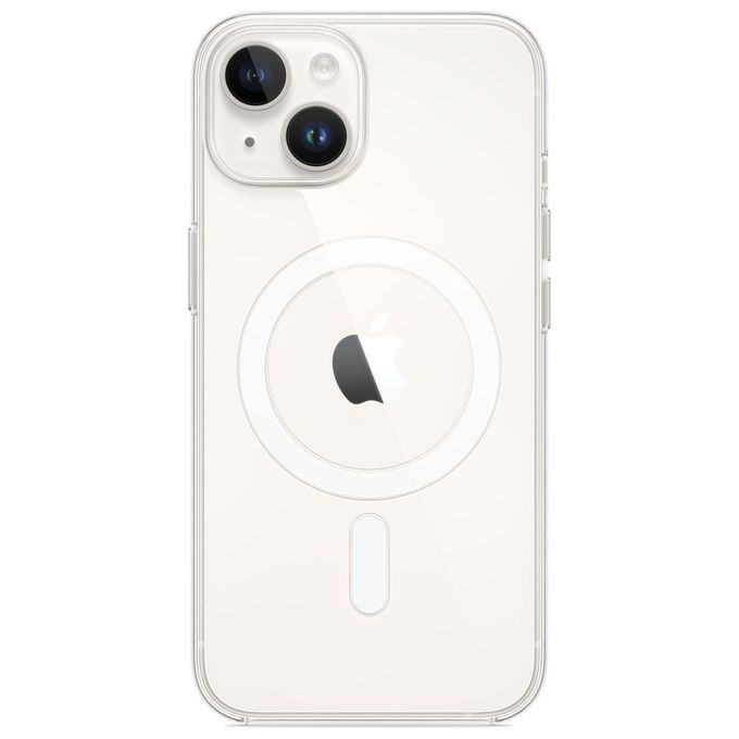 Apple MW5Q3ZM-A Custodia per iPhone 14 Compatibile con Ricarica Wireless MagSafe e Qi colore Trasparente