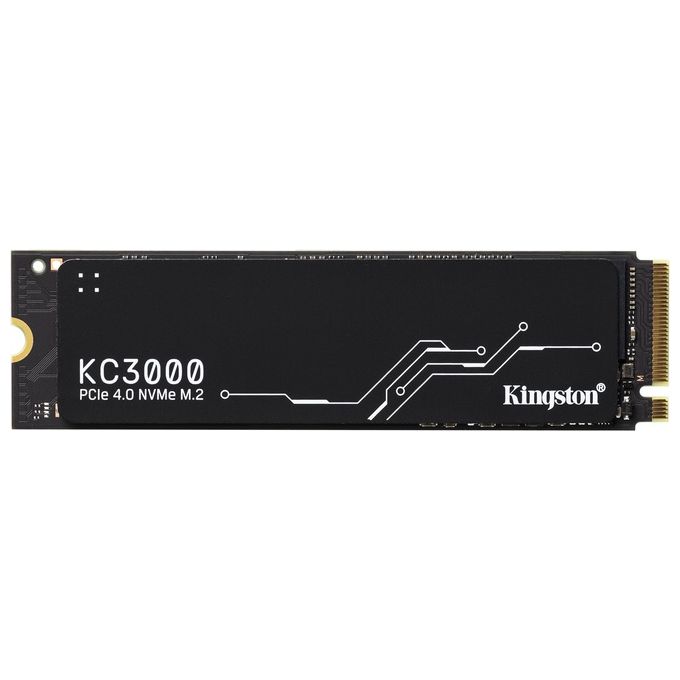 Kingston Technology SKC3000S-512G KC3000 SSD interno M.2 2280 PCIe 4.0 NVMe 512 GB velocita' lettura fino a 7000 MB-s colore Nero