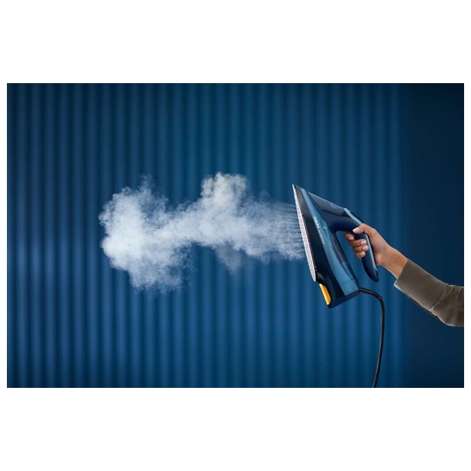 Philips DST8020-20 Azur Serie 8000 Ferro a vapore 3000 W 55 g-min Colpo Vapore 240 g-min Piastra SteamGlide Elite OptimalTEMP colore Blu