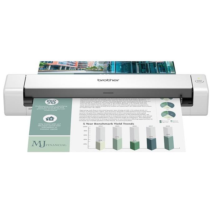 Brother DS-740D Scanner 600x600 Dpi a Foglio Nero-Bianco A4