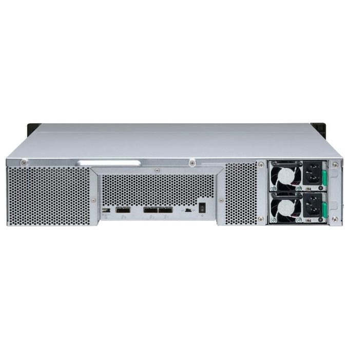 Qnap TL-R1200S-RP Contenitore di Unita' Di Archiviazione 2,5-3,5'' Enclosure Hdd-Ssd Nero-Grigio