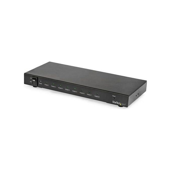 StarTech.com ST128HD20 Splitter HDMI 8 Porte 4K Ultra HD 60Hz HDCP 2.2 HDR Audio Surround 7.1 colore Nero