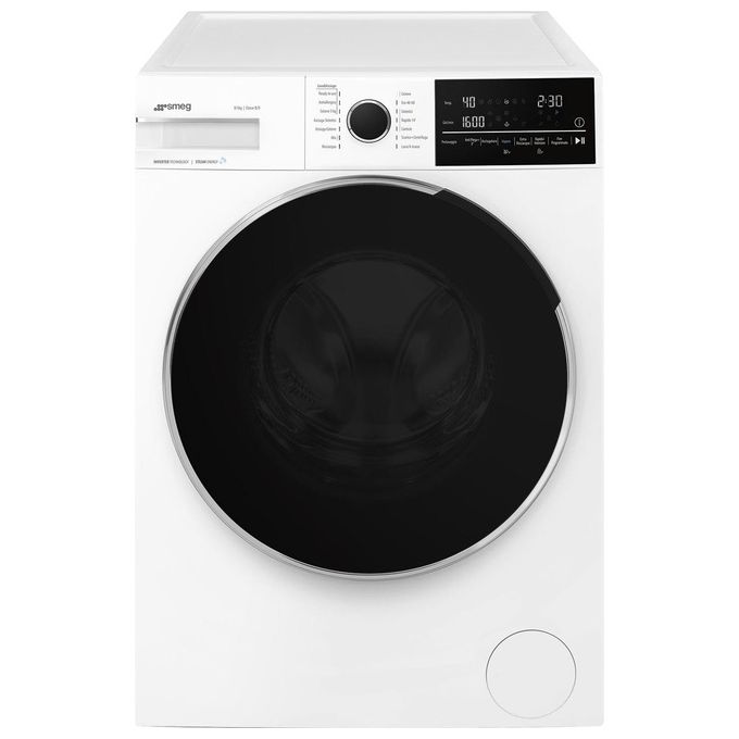 Smeg WDN854SLD Lavasciuga Libera Installazione 8-5 Kg 1400 rpm Classe D Motore Inverter Display LCD 15 Programmi (84x60x56 cm) colore Bianco
