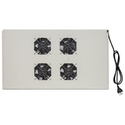 Link modulo 4 ventole a soffitto colore grigio per armadi 22-42u profondi 1000 Link
